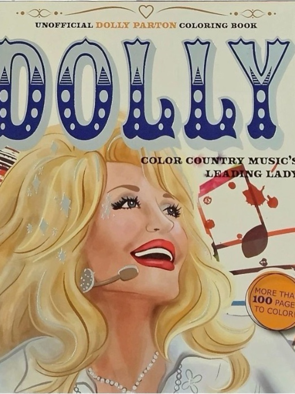 Dolly Parton Coloring Book - Adult Coloring Book 100 Pages to Color